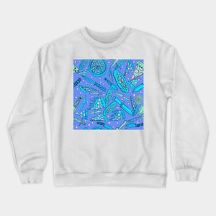 Pizza and Knives - Purple Crewneck Sweatshirt